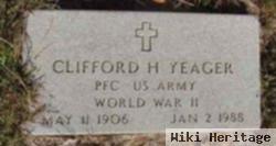 Clifford H Yeager