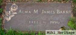 Alma M James Bakko