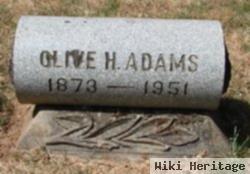 Olive H Adams