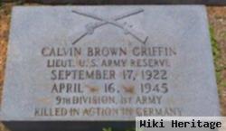 Lieut Calvin Brown Griffin