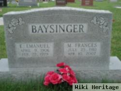 Mary Frances Walker Baysinger