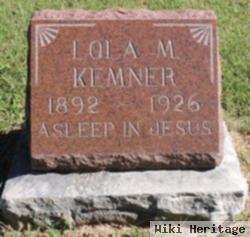 Lola M Lundy Kemner