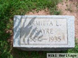 Armitta Lenora ""mitt"" Sayre