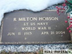 R Milton Hobson