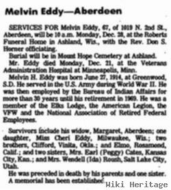 Melvin H. Eddy