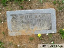 Hattie W. Cole