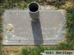 Loretta P. Wilson