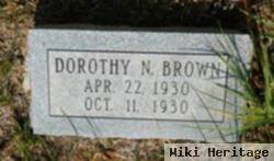 Dorothy N Brown