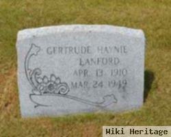 Gertrude Haynie Lanford