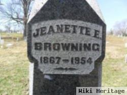 Jeanette E Browning