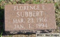 Florence E. Subbert