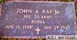 John A Ray, Sr