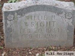 Willie H Wright