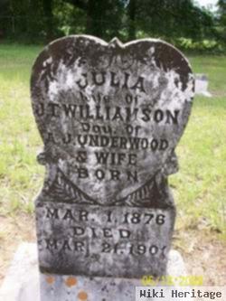 Julia Underwood Williamson