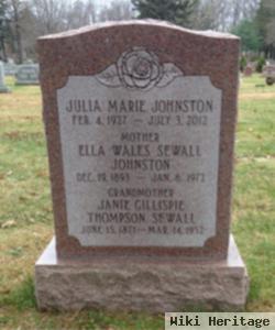 Ella Wales Sewall Johnston