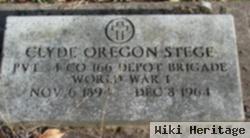 Clyde Oregon Stege