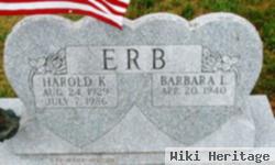 Harold K Erb