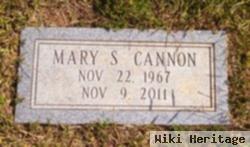 Mary S Cannon