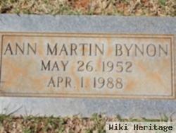 Martha Ann Martin Bynon