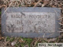 Madge L Poindexter