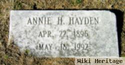 Annie H Hayden