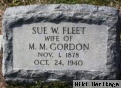 Sue W Fleet Gordon