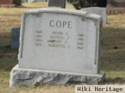 Marietta C Cope