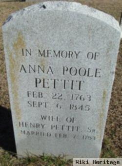 Mary Anna Poole Pettit