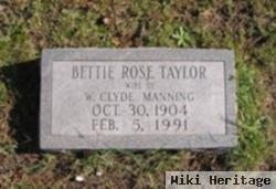 Bettie Rose Taylor Manning