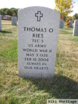 Thomas O Ries