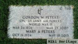 Gordon W Peters