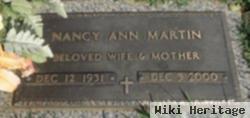 Nancy Ann Martin