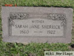 Sarah Jane Wedge Sherrick