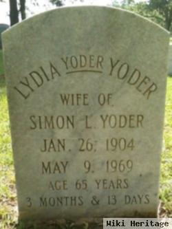 Lydia Yoder Yoder