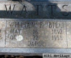 William Elisha "bill" Watts