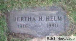 Bertha H Helm