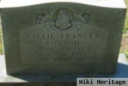 Sallie Frances Ward Rosson