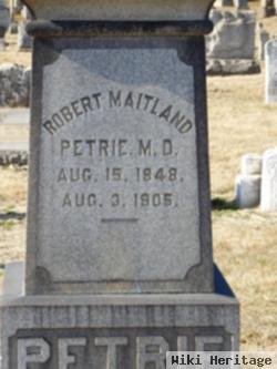 Dr Robert Maitland Petrie