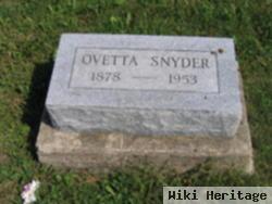 Ovetta Hunsaker Snyder