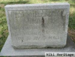 Etta Witherington Justice