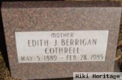 Edith J. Berrigan Cothrell