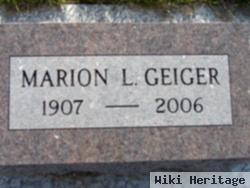 Marion Leslie Geiger