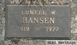 Lowell W Hanson