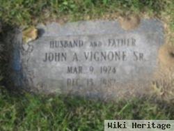 John A Vignone, Sr