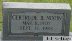 Gertrude B Nixon