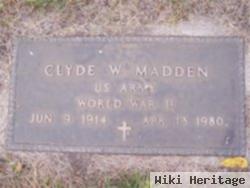 Clyde W Madden