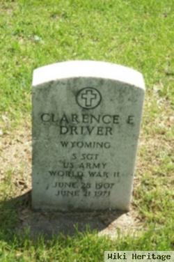 Sgt Clarence E. Driver