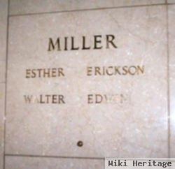 Esther Erickson Miller