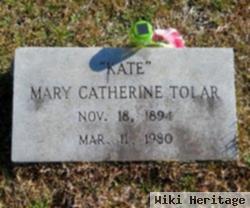 Mary Catherine "kate" Mckellar Tolar