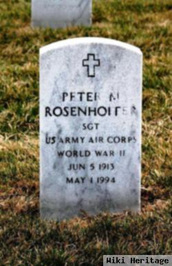 Peter M Rosenhoffer